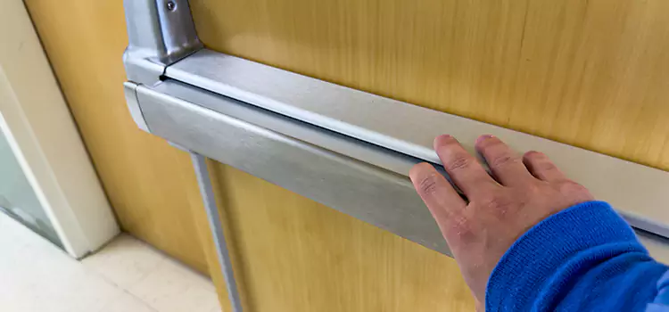 Installing a Push Bar on a Door Monroeville
